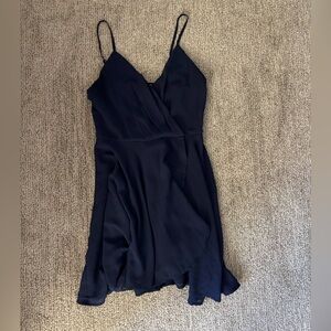 Windsor Navy Blue Spaghetti Strap Dress